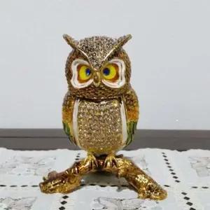 부엉이보석함(3845) 엔틱 인테리어소품 장식품 벽걸이 앤틱