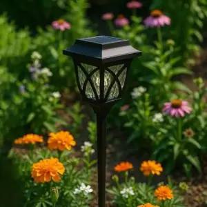 [JED] 태양광 말뚝형 정원등 2P 삼색광