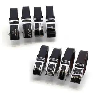 [쓰리몰] 프리미엄 자동벨트/소가죽 남자 자동버클 청바지 허리띠 면바지 허리끈 사이즈조절벨트