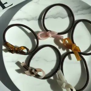 아트박스/신상오픈런 여성용 아세테이트 색상 리본 헤어타이