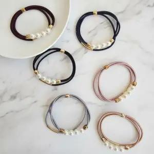 아트박스/신상오픈런 여성 기본 진주 포인트 헤어밴드 6종 세트