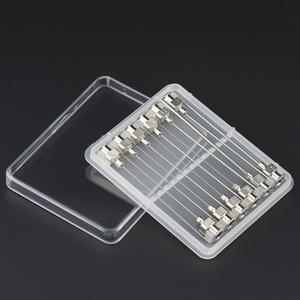 호환 스테인리스 스틸 디스펜싱 바늘 팁  접착제 주사기 리필용 무딘 주사바늘  2 인치  12 팩  8G-25G  50