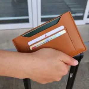 [JED] 증정 여행용 여권케이스 카드 여권지갑 수납 여권집 소가죽