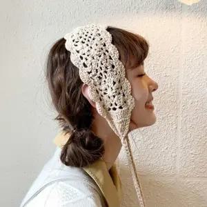 헤어밴드 귀엽고 에스닉 스타일링 여성 뜨개 여성스런