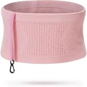 A K Z U I J O 인슐린 펌프 벨트 허리 4개의 큰 주머니를 가진 수면용 - 통기성 러닝 벨트(핑크 라지)