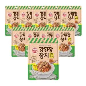 [오뚜기][본사직영] 오뚜기 간단한끼 강된장참치 95g 10개