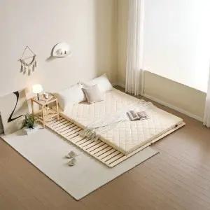 [세인트블랑] 3단 접이식 매트리스 7cm(리뉴얼)+보관가방_슈퍼싱글