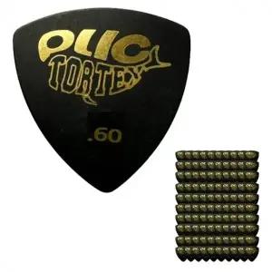 기타소품 삼각 0.6mm (100P) 통기타피크 검정 pdt157