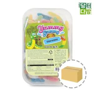 사무실간식 탕비실간식 야미 간식 웜즈 야미지렁이젤리 1BOX