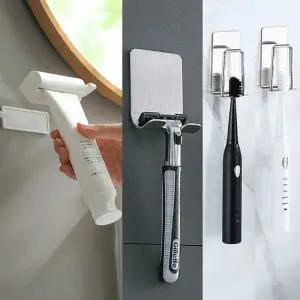 선반 욕실 다용도 걸이 훅 정리용품 세트 벽걸이 수납 비누홀더