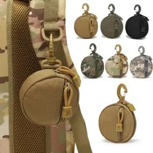 밀리터리 전술 원형 버클 키 소품 몰리 미니 파우치