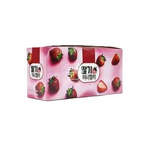 딸기모양 12개입 아이들간식 개별젤리 사무실간식 탕비실간식