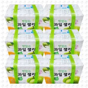 과일젤리 사과맛 6개 과일맛젤리 재밌는젤리 귀여운젤리