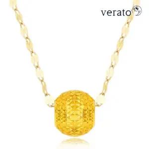베라토 24K 순금 다이아 볼 세미 목걸이 0.4g M