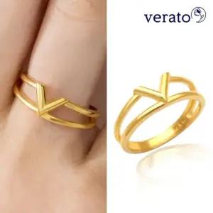 베라토 24K 순금 로얄 베이직 V 반지 3.75g