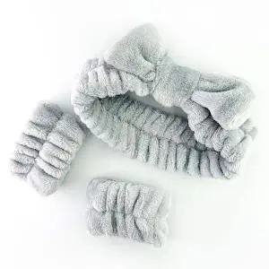 [셀러에이드]머리유지헤어밴드 세안머리띠 욕실 3종세트 머리유지 욕실실용템