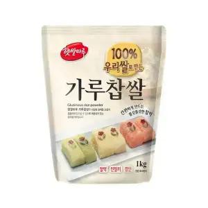 [대두식품] 가루찹쌀(국산쌀) 1kg / 햇쌀마루 베이킹 찰떡 화과자 인절미 찹쌀떡 버터떡