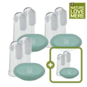 네이쳐러브메레 아기 실리콘 칫솔 2개+2개+2개 [GIFT] 손가락 칫솔 2개, 총 8개