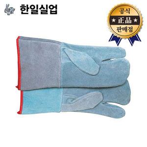 한일실업 삼지장갑 대 용접장갑 안전장갑 그라인딩 절단작업 내피없음 용접보호구 용접피탄보호