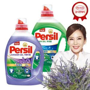 퍼실 딥클린 라벤더/파워젤 2.7Lx2개 세탁세제 겸용