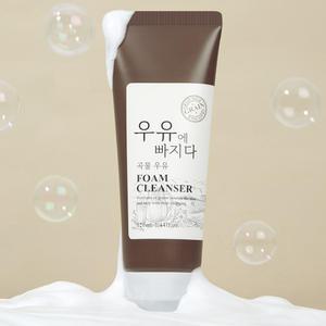 폼클렌징 딥 클렌징폼 220ml 3개 곡물 우유 클렌저 약알칼리성