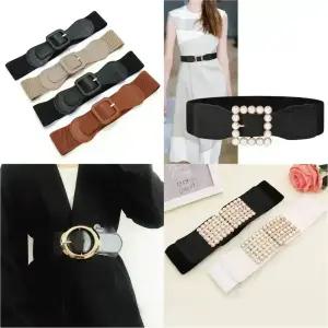 여성벨트 스판 밴딩 패션 코트 허리밴드 여자벨트