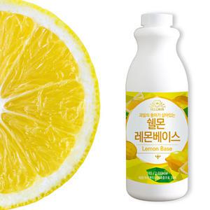 쉘몬 과일 농축액 에이드 베이스 1kg 레몬