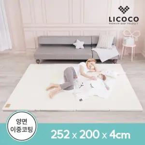 프리미엄 양면 이중코팅 클린 롤매트 놀이매트 자이언트 252x200x4cm