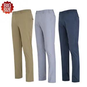 남성 봄 여름 캐주얼 스판 워크 팬츠 일상복 빅사이즈 바지