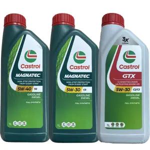 캐스트롤 마그네틱 SQ C2 C3 5W30 5W40 GTX 1L