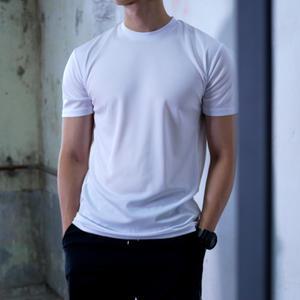 국산 기능성 무지 반팔티 흰색 - 군인반팔 로카티