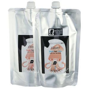 메디치재팬 럭셔리 세피아 오징어먹물 헤어 칼라 크림 500ml