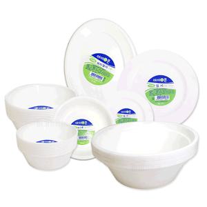 다회용 용기 / 플라스틱 PP 접시 그릇 앞접시 찬그릇 우동용기 국 사발 일회용