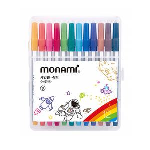 모나미 슈퍼 사인펜 12색