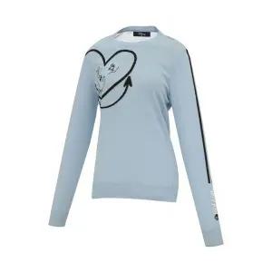 [디즈니골프][본사] 디즈니골프 여성 라운드 자수 니트 DM1LKT006