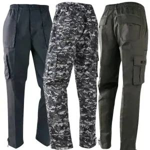 [제이케이유통]2장세트 제이케이 빅사이즈 면 건빵팬츠 봄 가을 남성 작업복 등산복 건빵 주머니 바지 ...