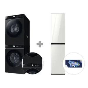 [삼성] 세탁기+건조기+에어드레서 DV17A9720BV+WF21A9400KV+DF18CB8600WR 배송무료