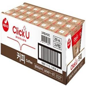 서울우유 클릭유 커피 200mlx24개