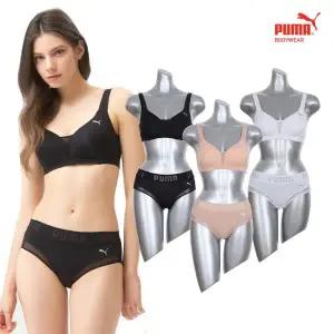 [푸마][7차 리오더 입고][푸마] 여성 노와이어 베이직 브라팬티 6종세트