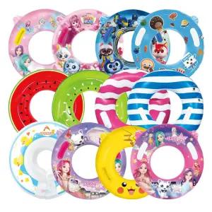 어린이 캐릭터 손잡이 과일 이중 튜브 물놀이 용품