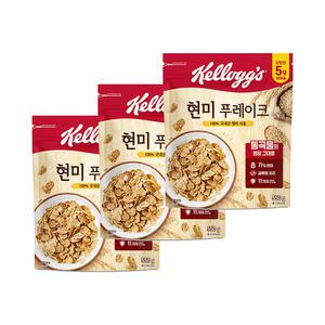 켈로그 현미후레이크, 550g, 3개