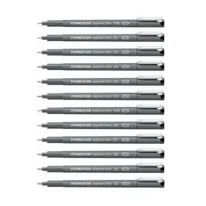 스테들러 피그먼트라이너308 /10자루 검정 (0.05-2.0mm)