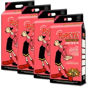 뽀빠이 항균 바이오 배변패드 50매 x 4개 (장당 36g)