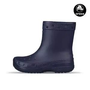 크록스 클래식 레인부츠 여성 장화 네이비 208363-410
