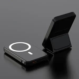 focus 몽블루 맥세이프 유 무선 보조배터리 거치대 급속충전 10000mAh배터리