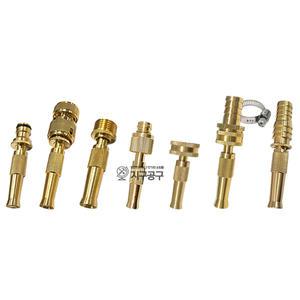 신주 노즐 스프레이건 12종 모음 원터치 일체형 안나사 반도 고압 세차 원예