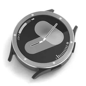 [퍼슬랏] 갤럭시 워치 7 스마트 워치 보호 커버 케이스 베젤링 hommage style 44mm H-2 스크루 무광 실버