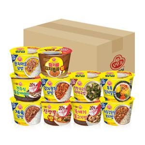 오뚜기 컵밥 12개입 간편식 즉석식품 덮밥 볶음밥