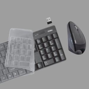 버티컬 인체공학 무선 손목 마우스 키보드세트 / 사무용 게이밍 노트북 PC 컴퓨터 멤브레인 키스킨