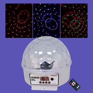 LED미러볼 리모컨 LED조명 노래방조명 가정용 업소용